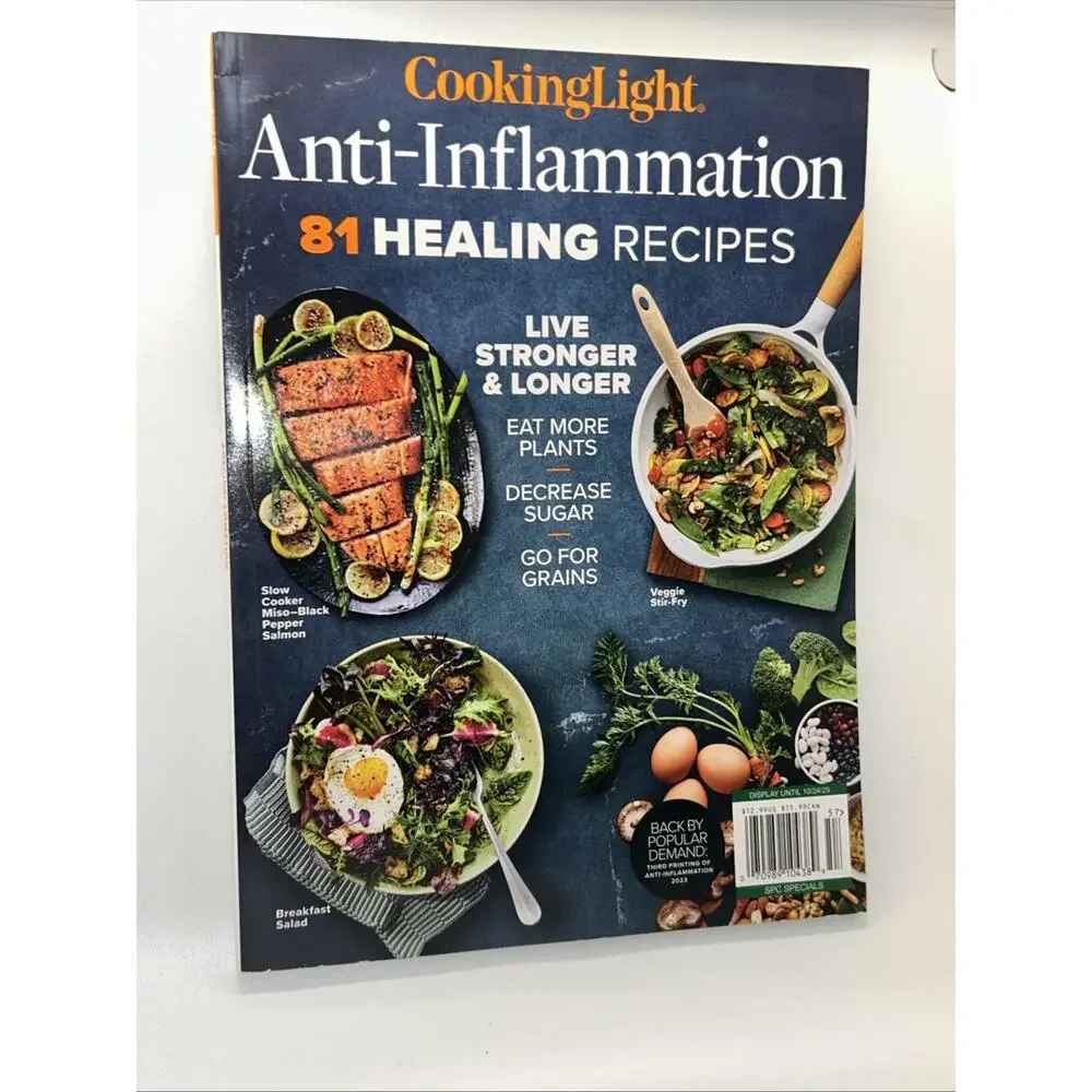 CookingLight‎ Anti-Inflammation Magazine 81 Healing Recipes Plants 2025 Grains